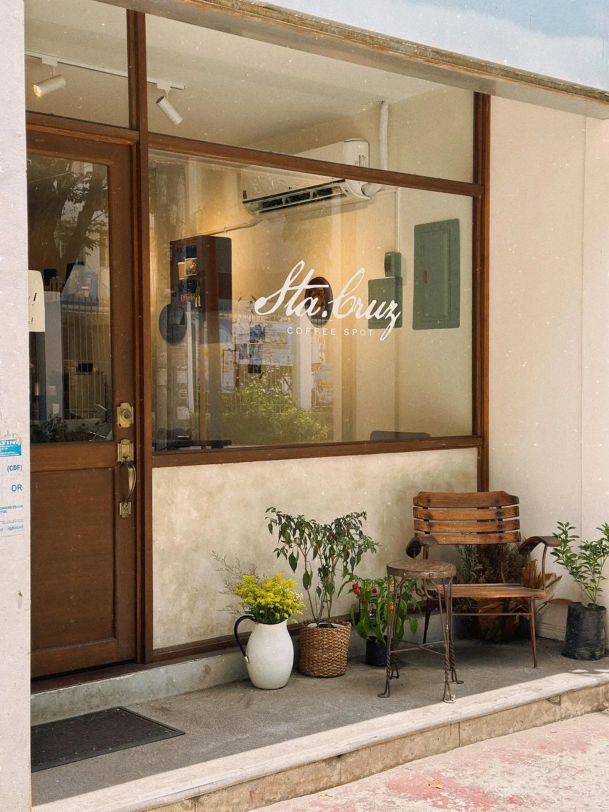 Front entrance of Sta. Cruz Coffee Spot on Dapitan Street